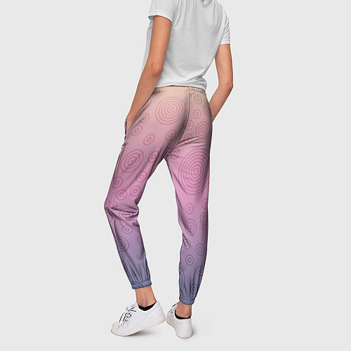 Женские брюки Абстрактный узор / 3D-принт – фото 4