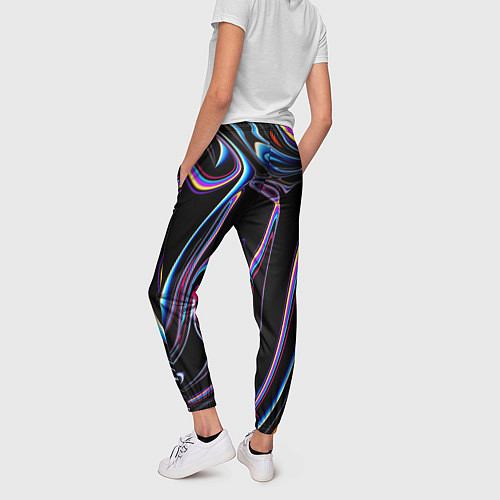 Женские брюки Отражение / 3D-принт – фото 4