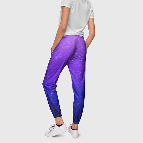 Женские брюки Звёздное небо / 3D-принт – фото 4