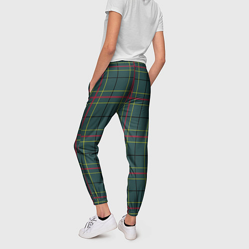 Женские брюки Шотландка / 3D-принт – фото 4