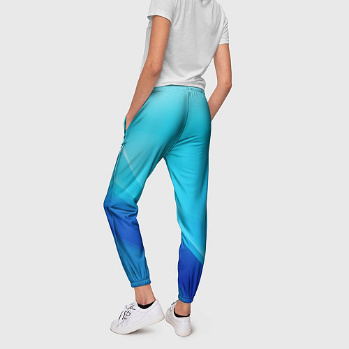 Женские брюки Волна / 3D-принт – фото 4