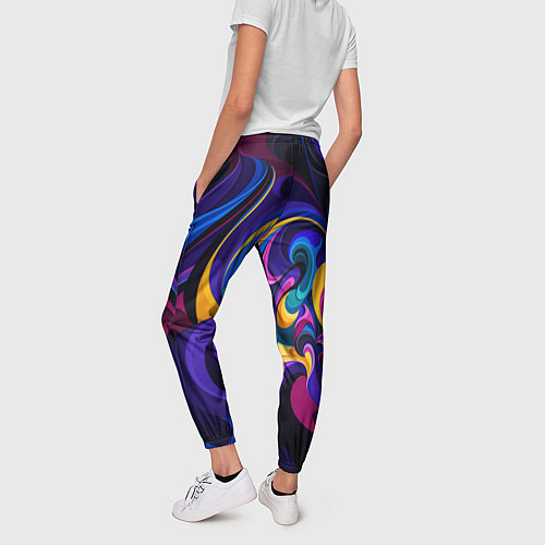 Женские брюки ABSTRACT COLOR / 3D-принт – фото 4