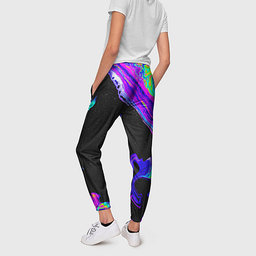 Женские брюки DIGITAL ABSTRACT / 3D-принт – фото 4