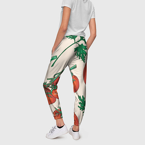 Женские брюки Летние овощи / 3D-принт – фото 4