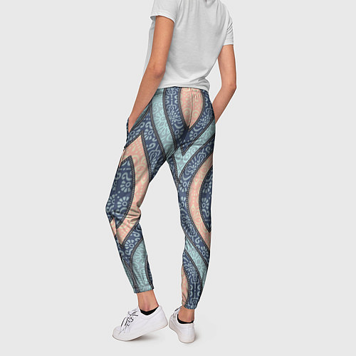 Женские брюки Восточный орнамент / 3D-принт – фото 4