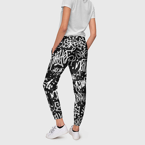 Женские брюки GRAFFITI / 3D-принт – фото 4