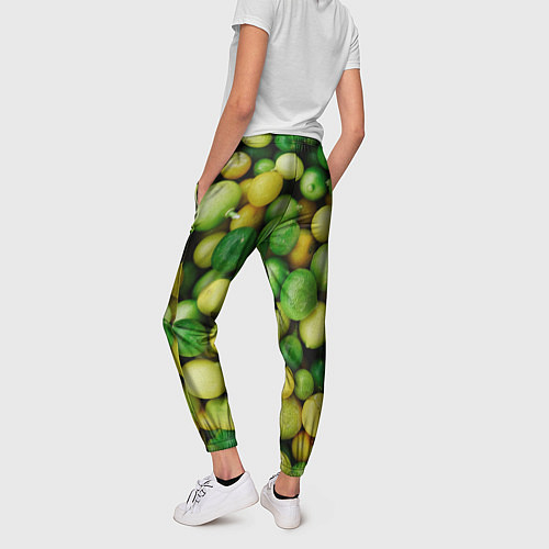Женские брюки Цытрусы / 3D-принт – фото 4