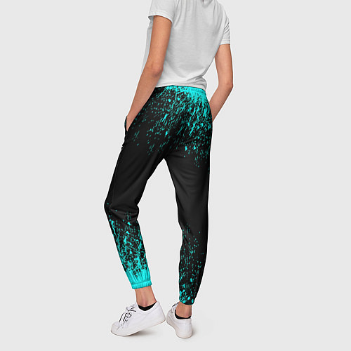 Женские брюки Краска / 3D-принт – фото 4