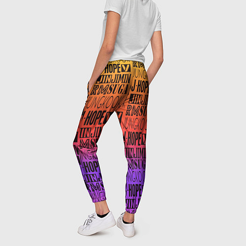 Женские брюки BTS / 3D-принт – фото 4