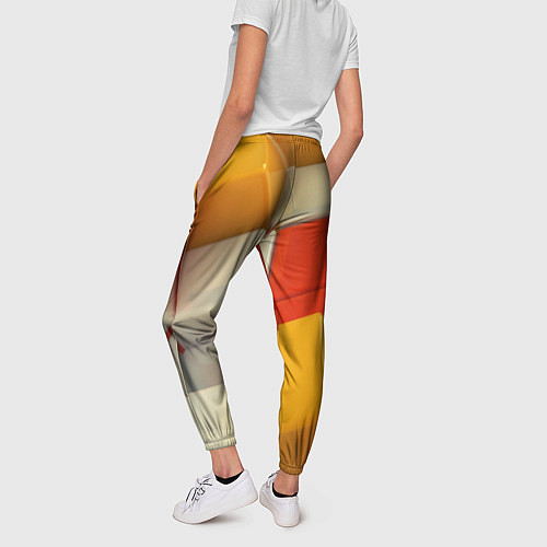 Женские брюки КУБЫ 3D / 3D-принт – фото 4