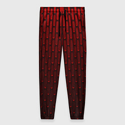 Брюки женские Текстура красный градиент, цвет: 3D-принт