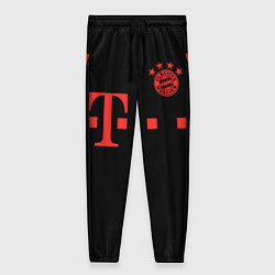 Брюки женские FC Bayern Munchen 20-21 - black, цвет: 3D-принт