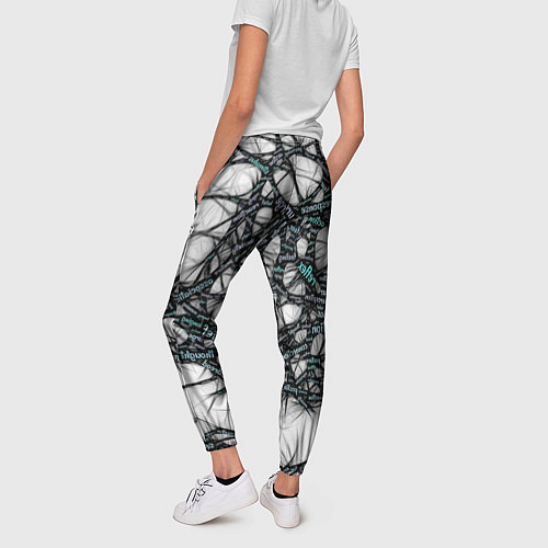 Женские брюки NEIROLINK / 3D-принт – фото 4