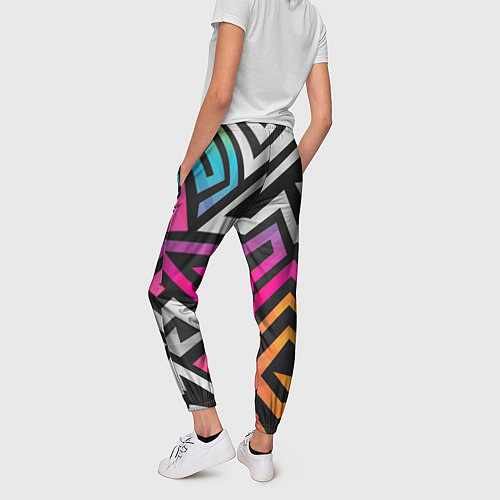 Женские брюки GRAFFITY / 3D-принт – фото 4
