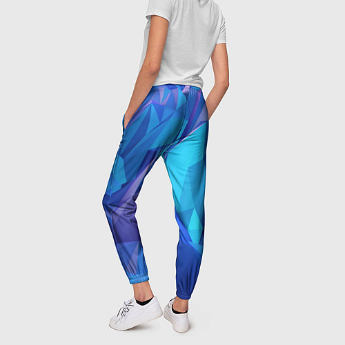 Женские брюки NEON CRYSTALLS / 3D-принт – фото 4
