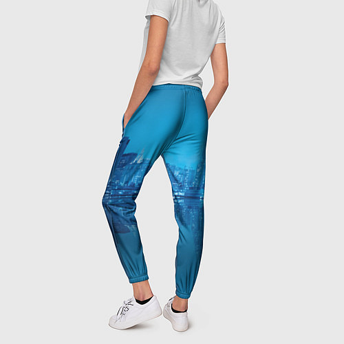 Женские брюки New York / 3D-принт – фото 4