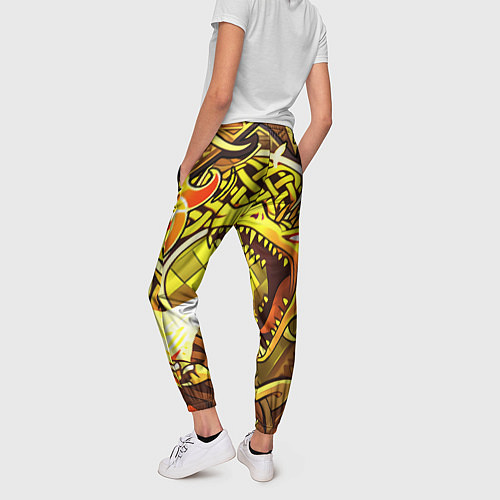 Женские брюки CS GO DRAGON LORE / 3D-принт – фото 4