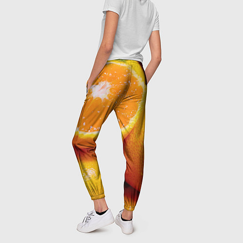 Женские брюки Мандарины / 3D-принт – фото 4