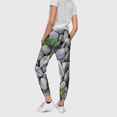 Женские брюки Камни / 3D-принт – фото 4