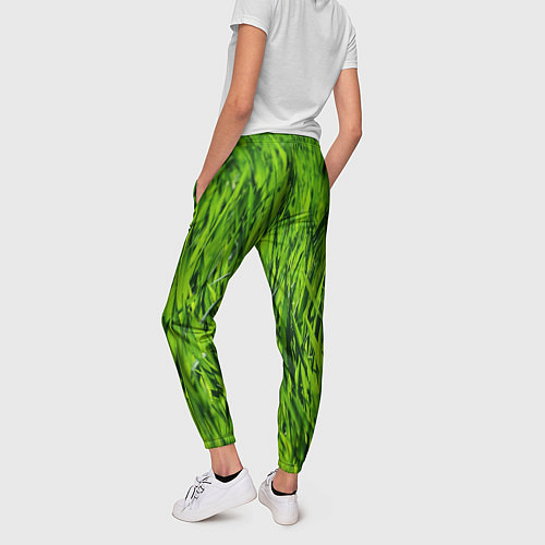 Женские брюки Трава / 3D-принт – фото 4