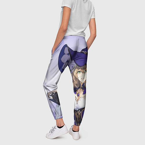 Женские брюки GENSHIN IMPACT, ЛИЗА / 3D-принт – фото 4