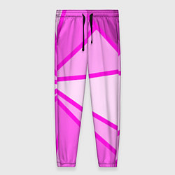 Женские брюки Осколки розового стекла