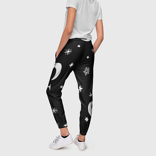 Женские брюки Звездное небо / 3D-принт – фото 4