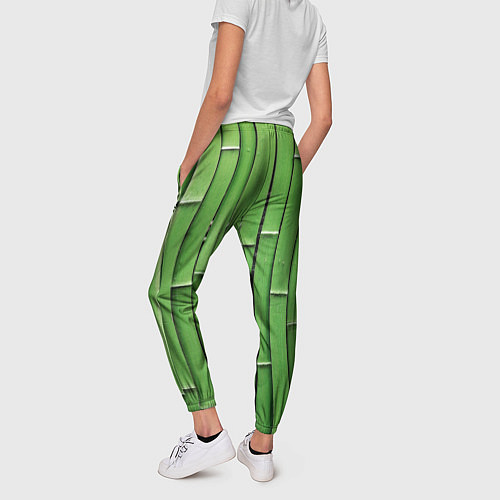 Женские брюки Бамбук / 3D-принт – фото 4