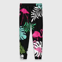 Женские брюки Фламинго с цветами