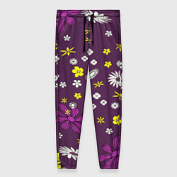 Женские брюки Цвета цветов дизайн
