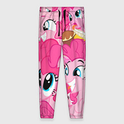 Брюки женские Pinkie Pie pattern, цвет: 3D-принт