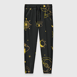 Брюки женские Эзотерика, цвет: 3D-принт