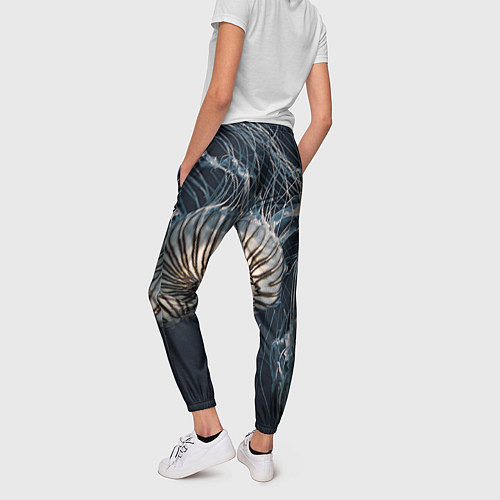 Женские брюки Рисунок медуза / 3D-принт – фото 4