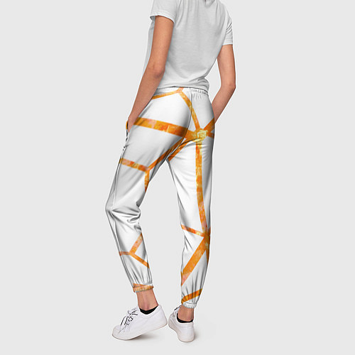 Женские брюки Hexagon / 3D-принт – фото 4