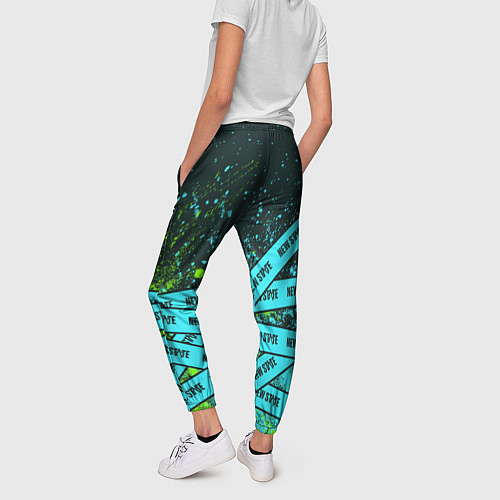Женские брюки PUBG New State - Paint Lines / 3D-принт – фото 4
