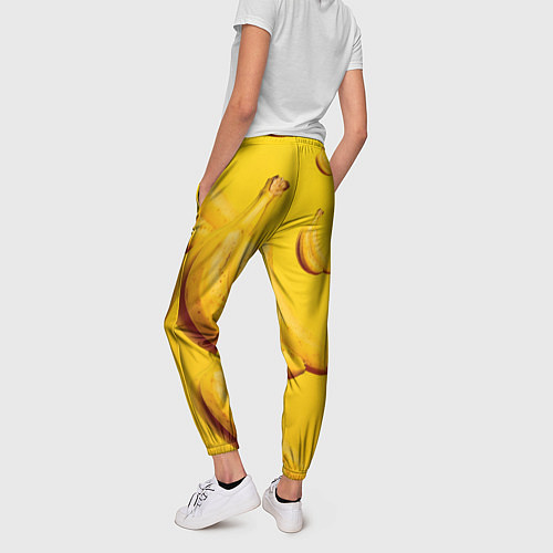 Женские брюки Банановый рай / 3D-принт – фото 4