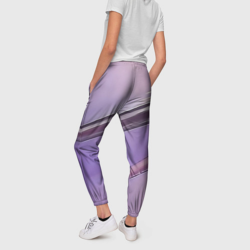 Женские брюки Бодрое утро / 3D-принт – фото 4