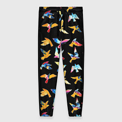 Женские брюки Акварельные птица