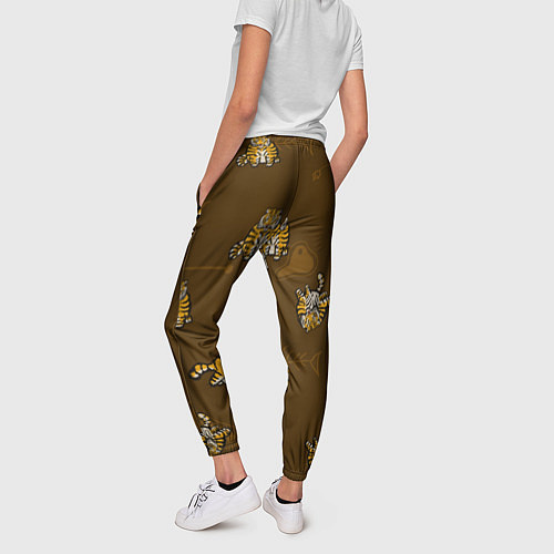 Женские брюки Тигрята / 3D-принт – фото 4