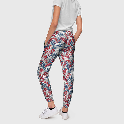 Женские брюки USA / 3D-принт – фото 4