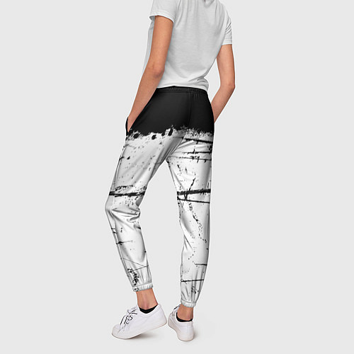 Женские брюки ИСПАЧКАННЫЙ КРАСКОЙ / 3D-принт – фото 4