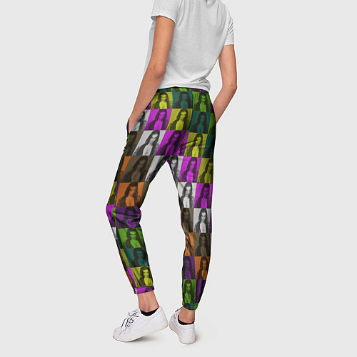 Женские брюки Damiano David Colors / 3D-принт – фото 4
