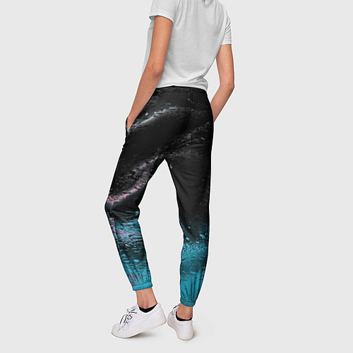 Женские брюки Распад красок / 3D-принт – фото 4
