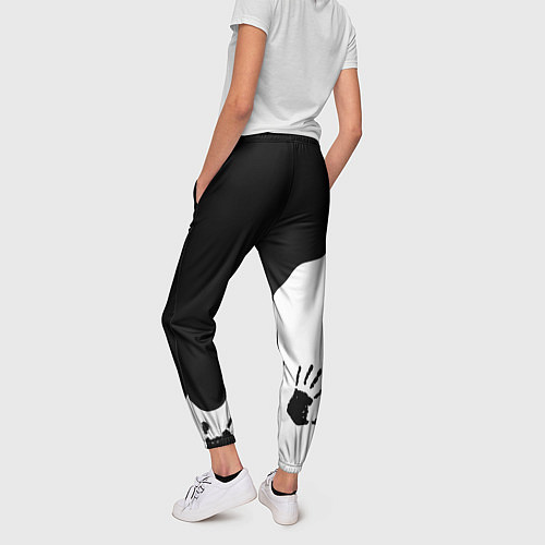 Женские брюки TES WE KNOW МЫ ЗНАЕМ / 3D-принт – фото 4