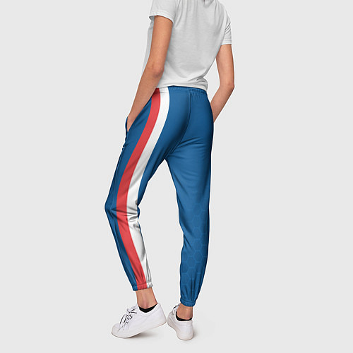 Женские брюки PSG SPORT STRIPES UNIFORM / 3D-принт – фото 4