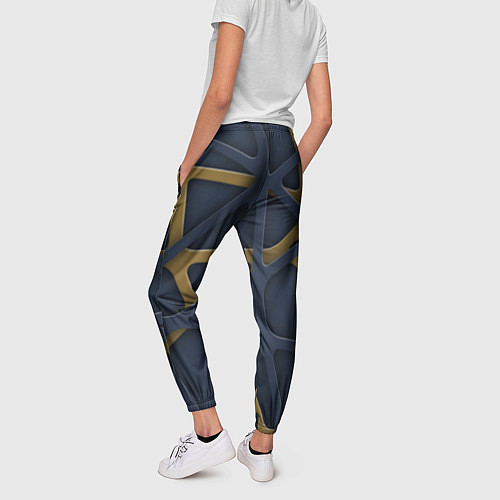 Женские брюки 3Д абстракция KVIks / 3D-принт – фото 4