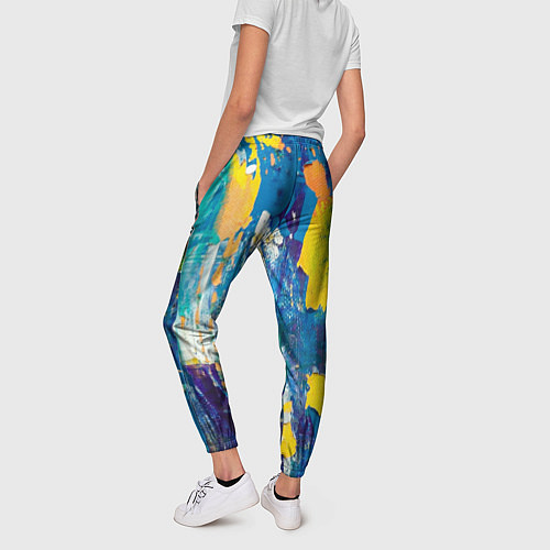 Женские брюки Краской по ткани / 3D-принт – фото 4