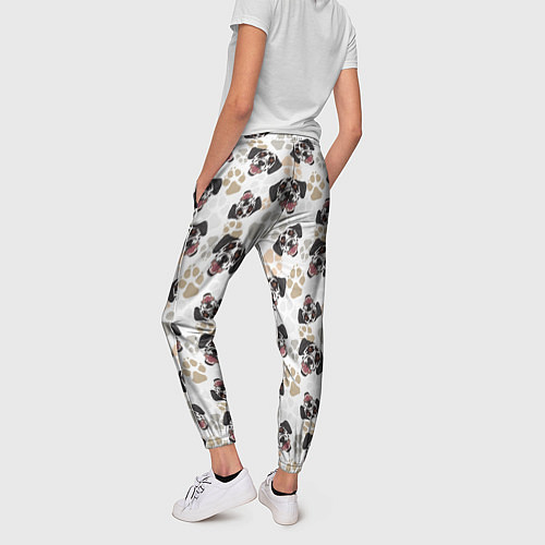 Женские брюки Далматинец Dalmatian / 3D-принт – фото 4