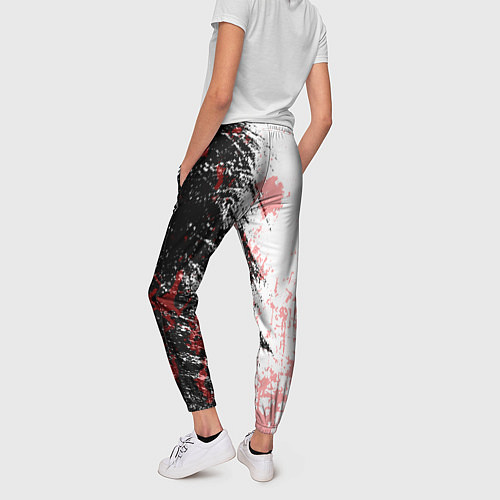Женские брюки Destiny Кровавые пятна / 3D-принт – фото 4