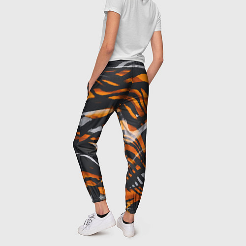 Женские брюки Окрас тигра / 3D-принт – фото 4